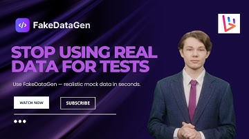 Generate Realistic Fake Data in Seconds with FakeDataGen | Safe & Easy Testing