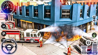 City Firefighter Rescue Simulator 3D - Fire Truck Driving Game - Android GamePlay  screenshot 4
