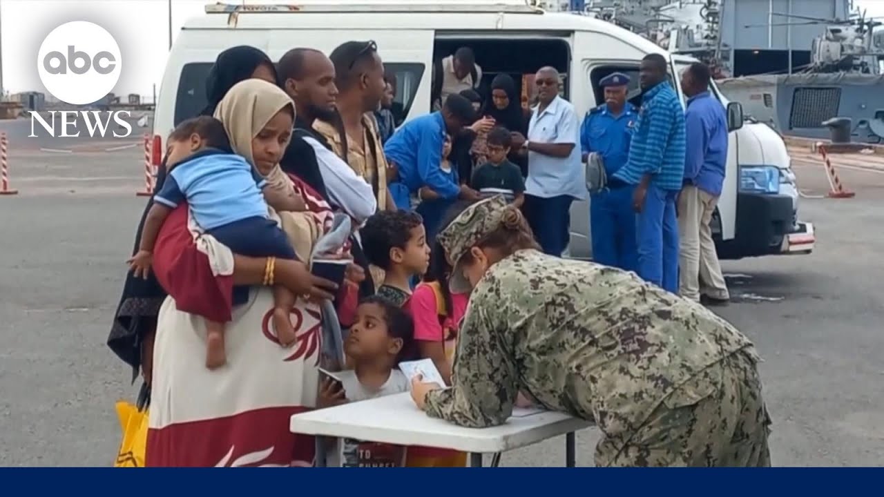 Second convoy of US civilians evacuated from Sudan l GMA