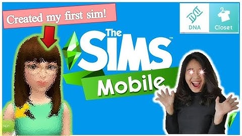 How to create your first sim on The Sims Mobile App | App Review