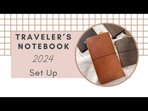 Traveler’s Notebook Standard 2024 Set Up
