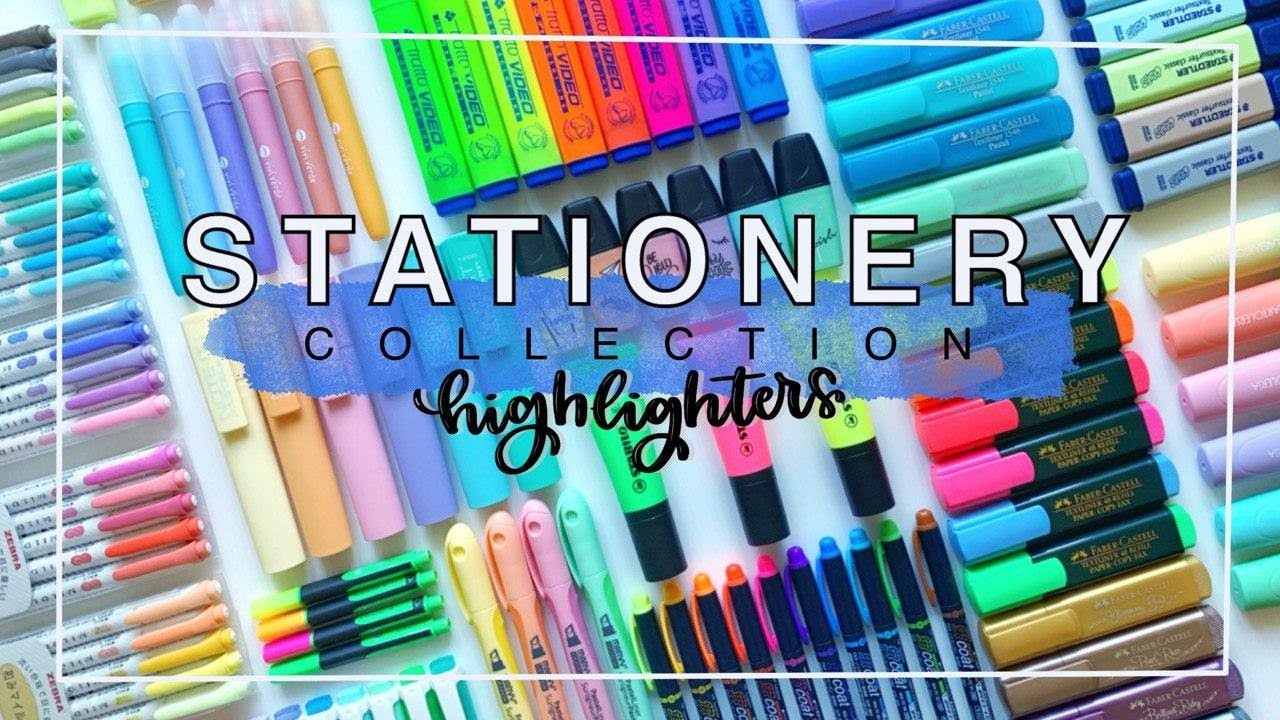 Stationery collection EVIDENZIATORI YouTube