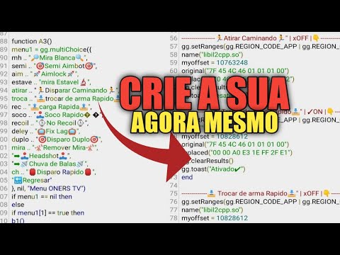 CRIE SUA SCRIPT AGORA MESMO | CODIGOS ATUALIZADOS CHUVA DE BALAS HEADSHOT AIMBOT AIMLOCK