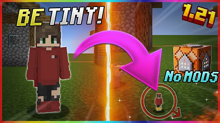 How to Become a TINY with Just One Command! (No Mods) | 1.21 Minecraft