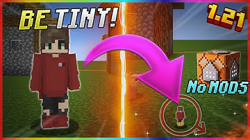 How to Become a TINY with Just One Command! (No Mods) | 1.21 Minecraft