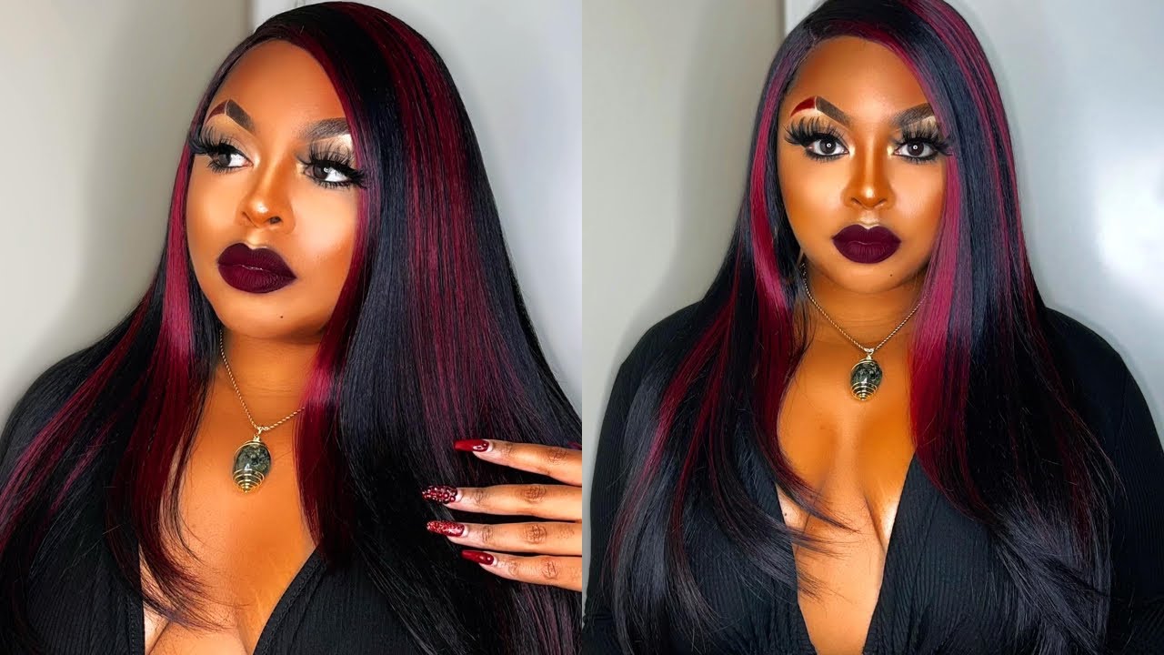 Bobbi Boss Synthetic Hair 5 inch Deep Part Lace Front Wig - MLF553 SAFFRON