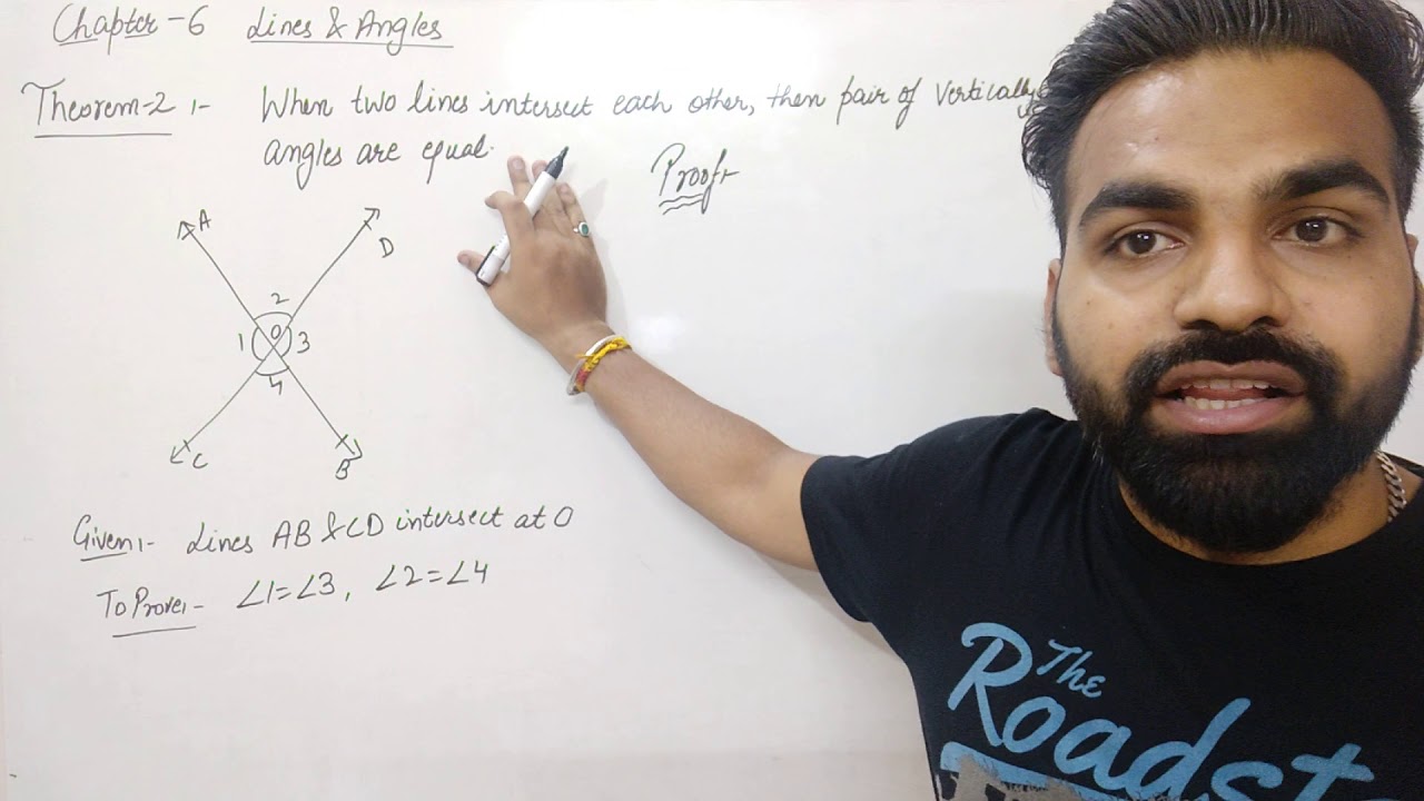 Class 9 maths theorems proof chapter 6 lines and angles ncert youtube