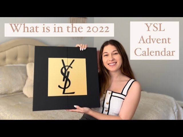 YSL ADVENT CALENDAR UNBOXING - IS IT WORTH £220?!, LUXURY ADVENT CALENDAR