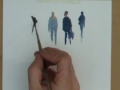 Painting simple figures in watercolour