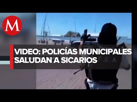En Navolato, Sinaloa policías saludan a los sicarios