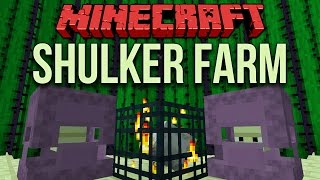Minecraft 1.11: Automated Shulker Farm (With Mob Spawner)