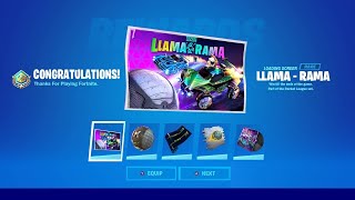 How to Unlock All Rocket League Rewards in Fortnite ( Llama Rama Challenges)