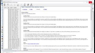 MS Dynamics GP - Navigation Part 2