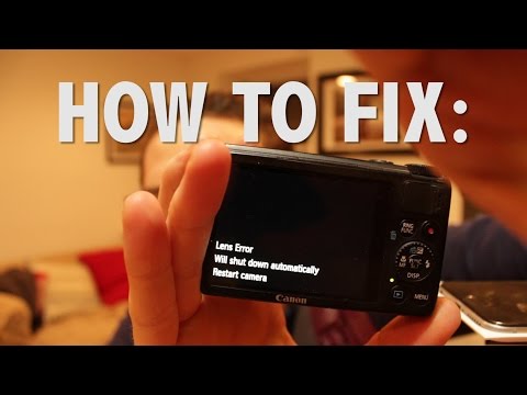 How to Quick Fix Canon s100 Lens Error and Your Existential Dread