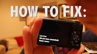 How to Quick Fix Canon s100 Lens Error and Your Existential Dread