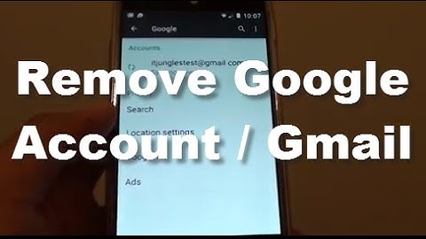 Google Nexus 5: How to Remove Old Google Account