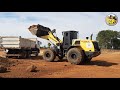 Carregamento de Cascalho/Pá carregadeira/Carregadeira de Rodas/Wheel loader W190B New Holland.