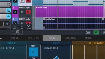 BLEASS Alpha Synth Demo Cubasis 2