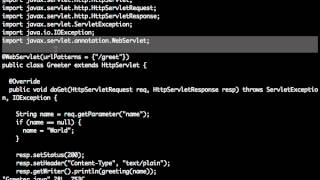Gradle compiling a servlet and using Jetty to host it