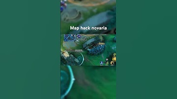 How to map hack using novaria #mlbbhighlights #maphack #novariacrazydamage