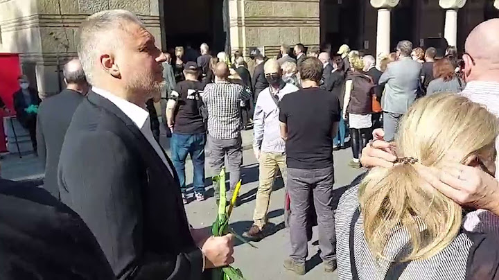 Čeda Jovanović stigao na sahranu Ivana Tasovca