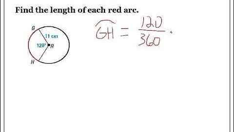 11.4 Circumference and Arc Length