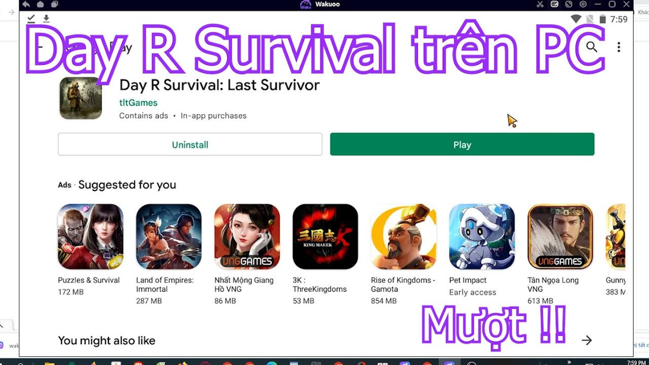 Day R Survival Last Survivor PC – Cách tải & chơi mượt trên Máy tính/ Laptop Windows