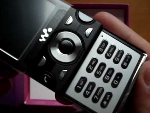 Sony Ericsson W995 unboxing