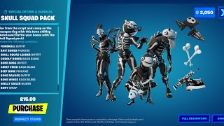 Fortnite SKULL SQUAD PACK