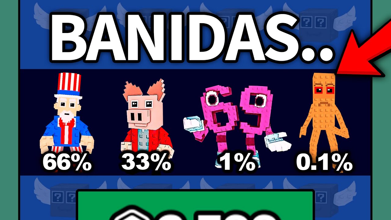 COMPREI LUCK BLOCKS DE 0.1% BANIDAS! (ROUBE UM BRAINROT)
