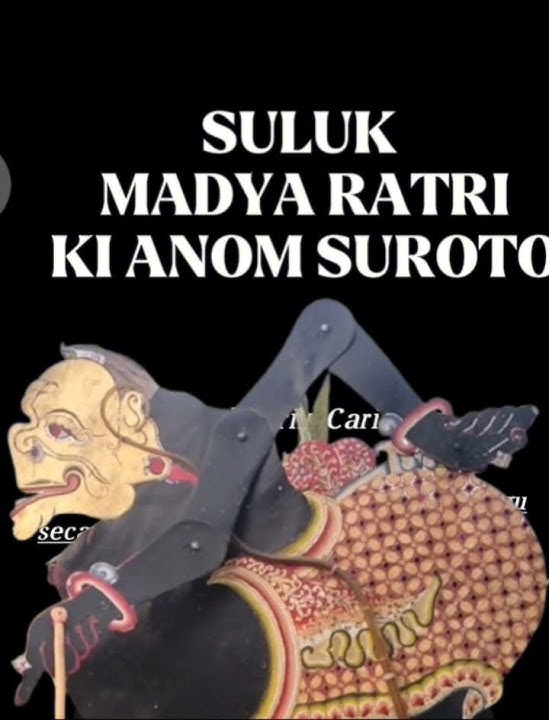 SULUK MADYA RATRI SL.9 KI ANOM SUROTI