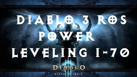 Diablo 3 ROS Power Leveling 1-70