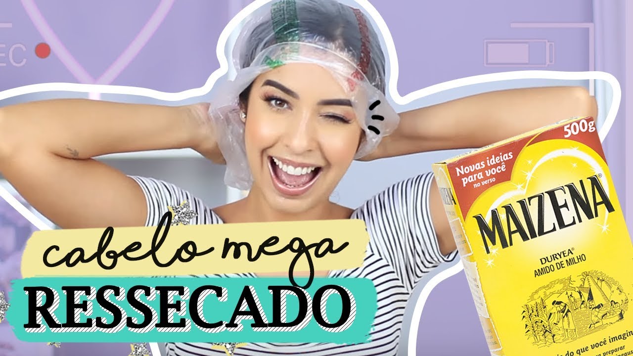 HIDRATAÇÃO CASEIRA PRA RESSUSCITAR OS CACHOS | UPDATE HIDRATAÇÃO DE MAIZENA + MARIA NATUREZA