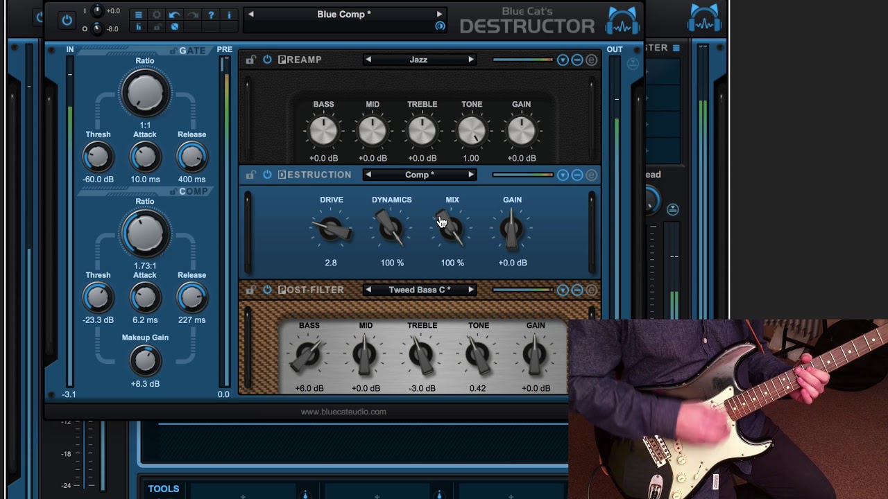 Closed reverb. Blue Cat Audio - Blue Cat's Destructor 1.2. Blue Reverb. Плагин Axiom. Cataudio фильтр.