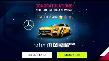 Asphalt 9 Unlocking the Mercedes Benz AMG (Sorry for the glitches btw)