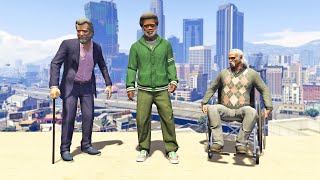 لعبت قراند 5 بعد مرور 45 سنة من القصة | GTA V After 45 Years Old Characters