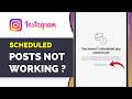 How to Fix Instagram Scheduled Posts Not Working (Can’t Schedule Post 2026 Guide)