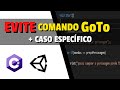 C# Para Unity - Porque Devemos EVITAR USAR COMANDO GoTo + Caso Específico Para Usa-lo - Aula 35