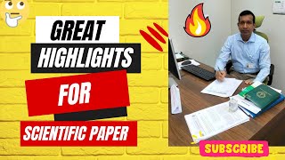 How to Write Highlights For a Scientific Paper Properly