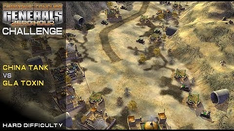Command & Conquer: Zero Hour - Challenge - China Tank vs GLA Toxin [Hard] 1080p