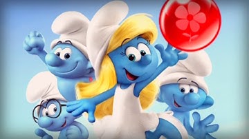 Smurfs Bubble Shooter Story - Sony Pictures Television Level 1-4 Walkthrough