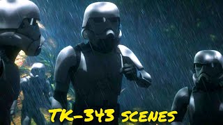All Stormtrooper TK-343 scenes - The Bad Batch