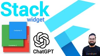 Stack Widget In Flutter with ChatGPT |Flutter Tutorials in Hindi/Urdu| In Details| #video 8.