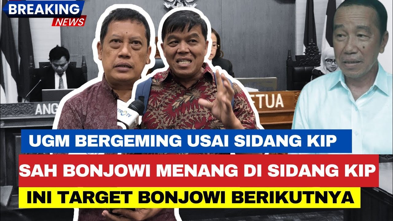 🔴Sah,‼️Bonjowi Menang Lawan UGM‼️Nasib Ijazah Jokowi ❓