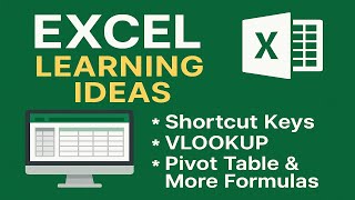 Excel Mastery in Minutes! VLOOKUP, Pivot Table &amp; Shortcut Keys Explained | eTech Guru