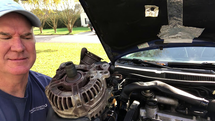 How I replaced a 2002 Jetta TDI alternator- an easy way!
