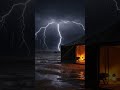 Intense Desert Night Thunderstorm 🌩️ Heavy Rain on Tent for Deep Sleep & Relaxation