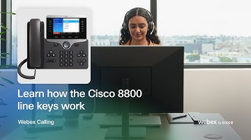 Learn how the Cisco 8800 line keys work