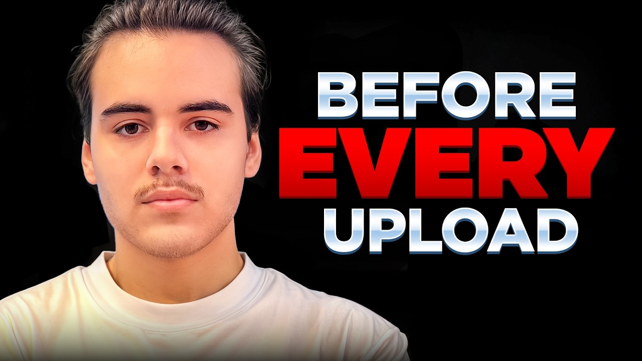 7 things you MUST do BEFORE uploading a YouTube video YouTube