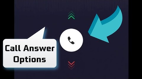 OnePlus call answer options setting